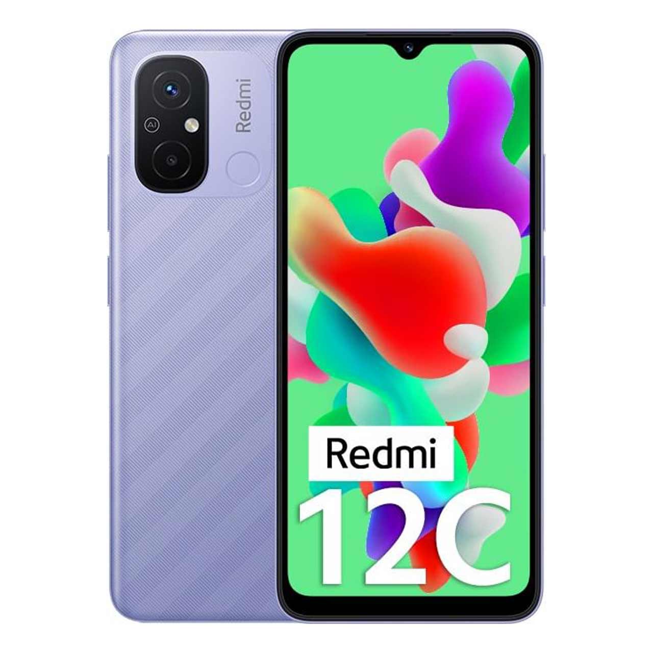 گوشی موبایل شیائومی مدل Redmi 12C (RAM 4) ظرفیت 128GB -بنفش