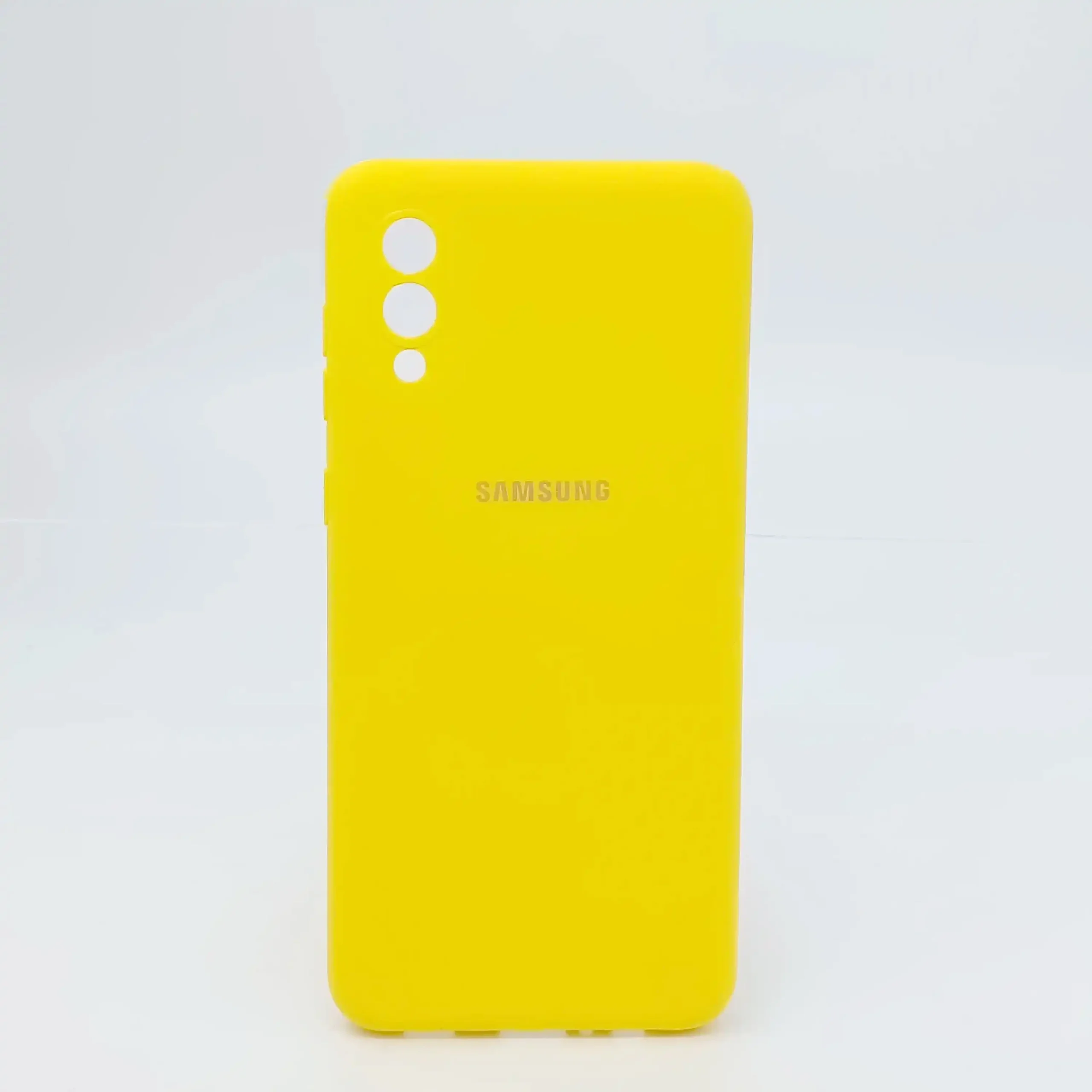 قاب طرح سیلیکونی SAMSUNG A02 – زرد